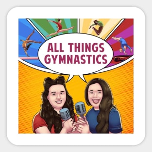 All Things Gymnastics Podcast Logo Sticker